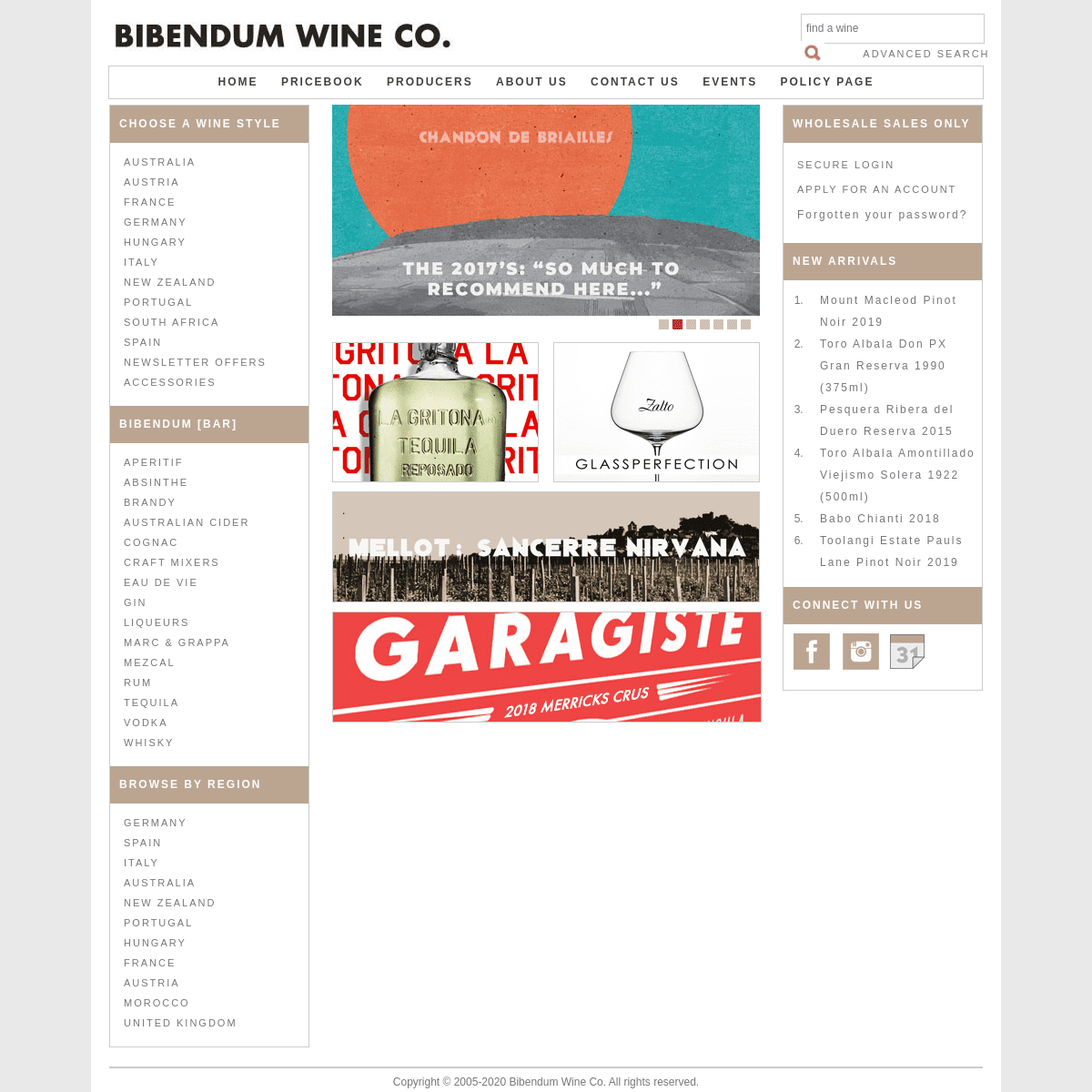 A complete backup of bibendum.com.au