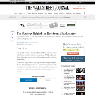 A complete backup of www.wsj.com/articles/the-strategy-behind-the-boy-scouts-bankruptcy-11582071435