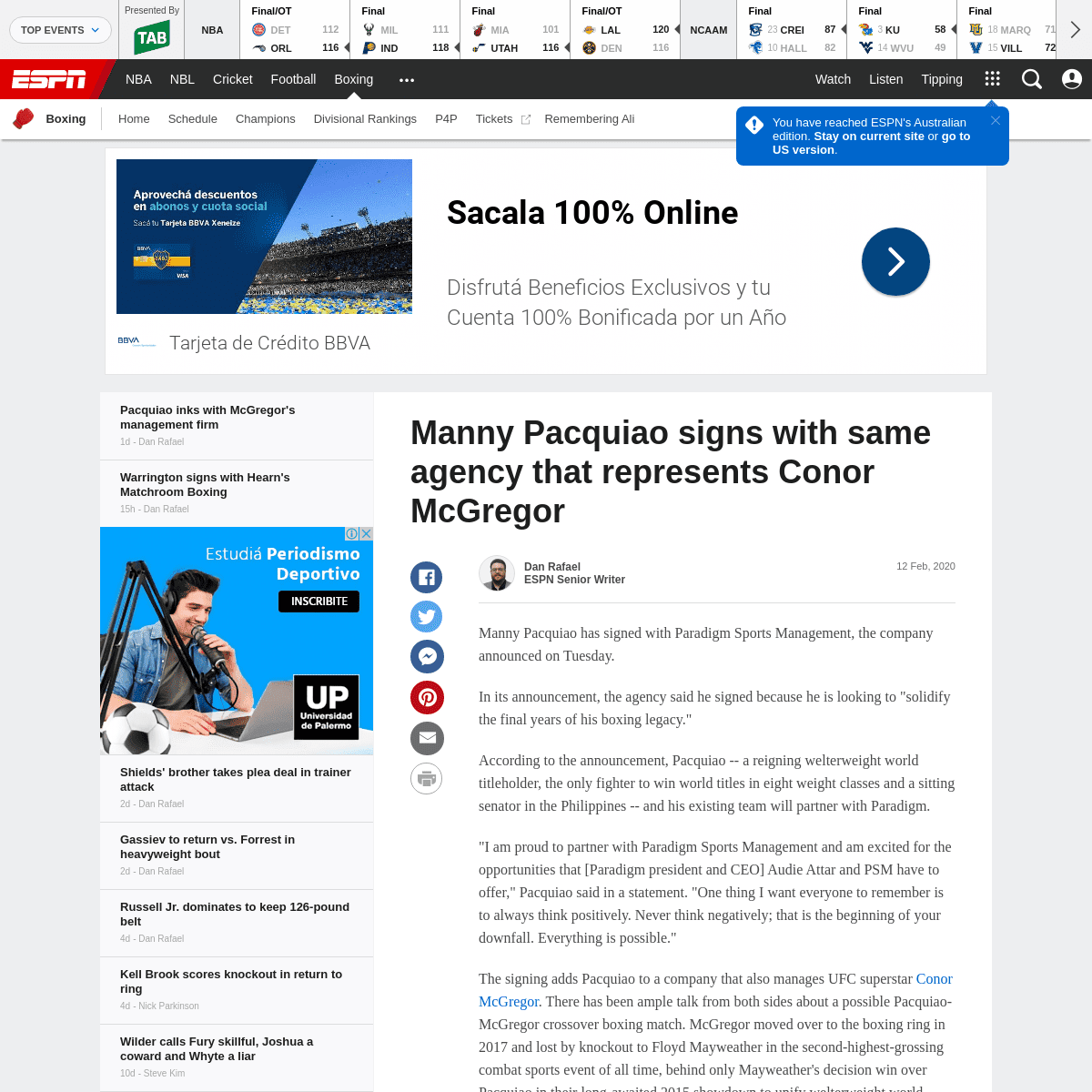 A complete backup of www.espn.com.au/boxing/story/_/id/28681852/manny-pacquiao-signs-same-agency-represents-conor-mcgregor