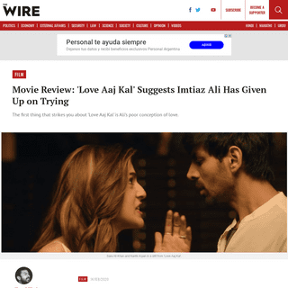 A complete backup of thewire.in/film/love-aaj-kal-movie-review