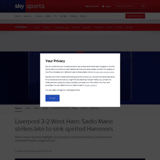 A complete backup of www.skysports.com/football/liverpool-vs-west-ham/report/408246
