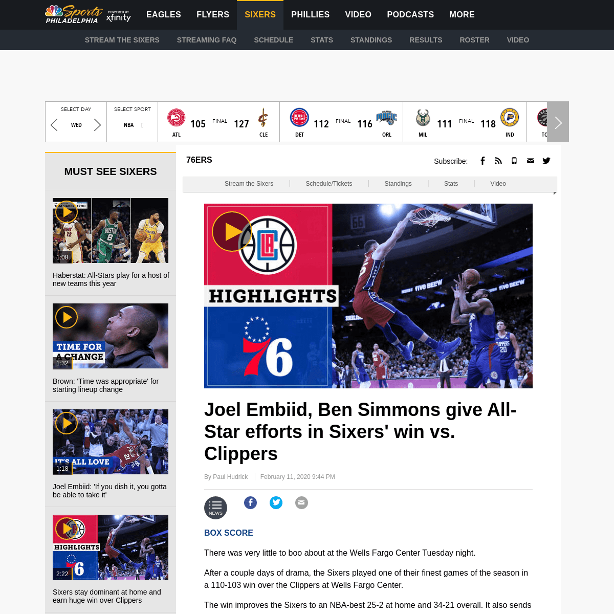 A complete backup of www.nbcsports.com/philadelphia/76ers/joel-embiid-ben-simmons-give-all-star-efforts-sixers-win-vs-clippers