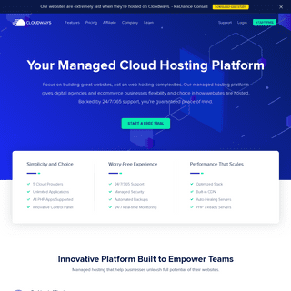 A complete backup of cloudways.com
