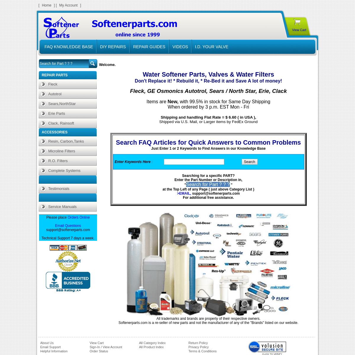 A complete backup of softenerparts.com