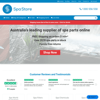 A complete backup of spastore.com.au