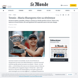 A complete backup of www.lemonde.fr/sport/article/2020/02/26/tennis-maria-sharapova-tire-sa-reverence_6030935_3242.html