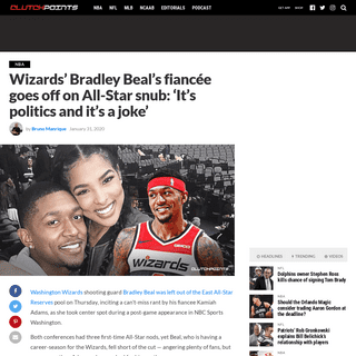 A complete backup of clutchpoints.com/wizards-news-bradley-beal-fiancee-goes-off-on-all-star-snub-its-politics-and-its-a-joke/