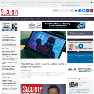A complete backup of securitymagazine.com