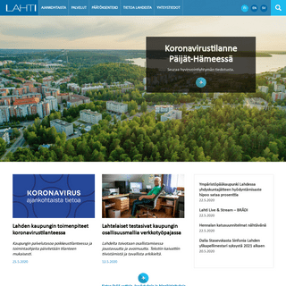 A complete backup of lahti.fi