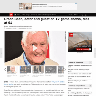 A complete backup of www.cnn.com/2020/02/08/us/actor-orson-bean-dies-91/index.html