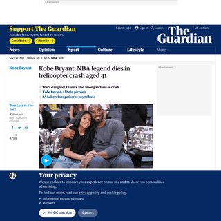 A complete backup of www.theguardian.com/sport/2020/jan/26/kobe-bryant-helicopter-crash-death-nba-los-angeles-lakers