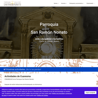 A complete backup of parroquiasanramonmadrid.com