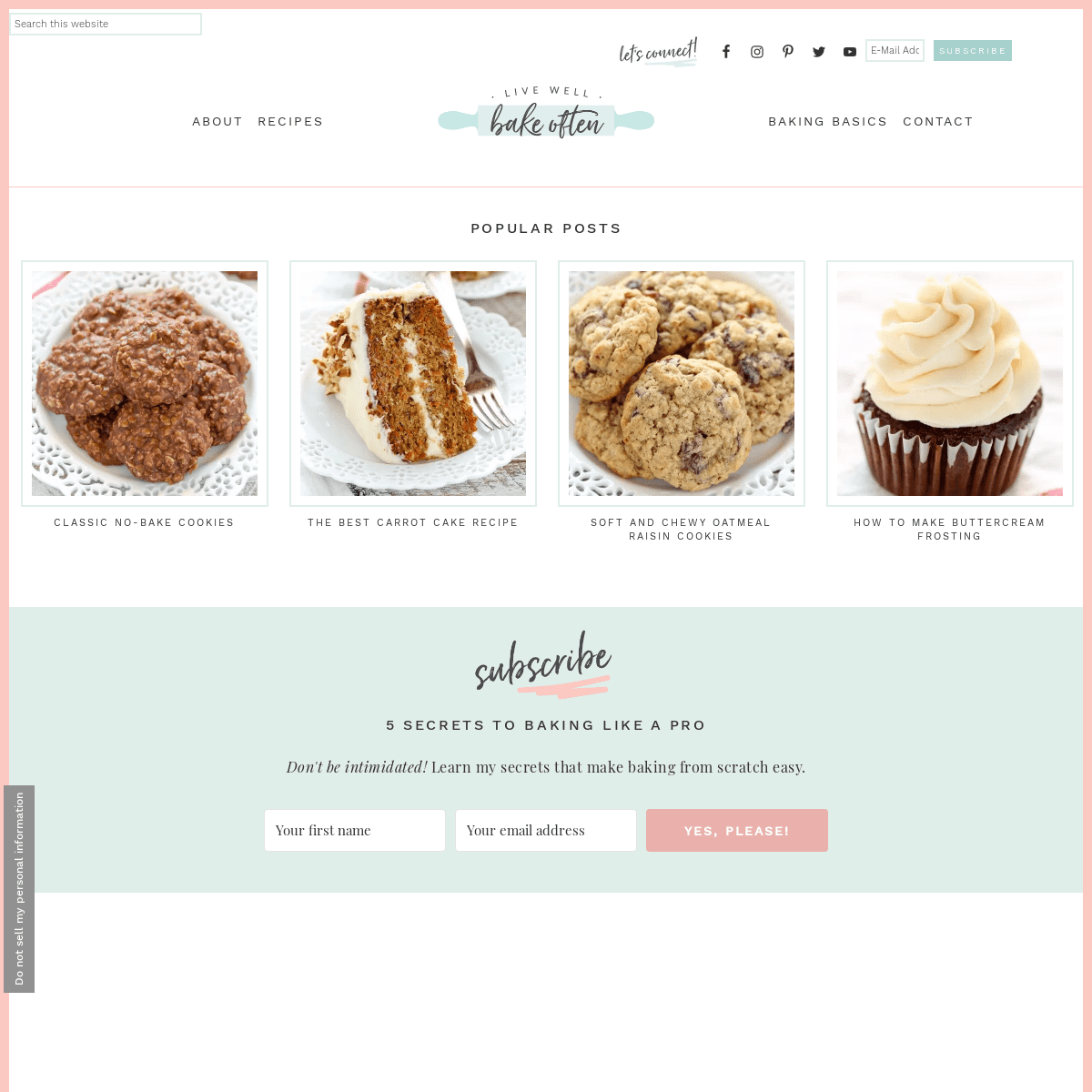 A complete backup of livewellbakeoften.com