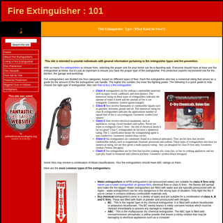 A complete backup of fire-extinguisher101.com