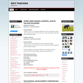 A complete backup of infotanzania.blogspot.com
