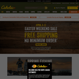A complete backup of cabelas.ca