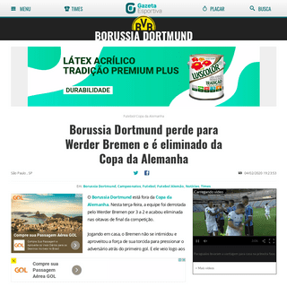 A complete backup of www.gazetaesportiva.com/times/borussia-dortmund/borussia-dortmund-perde-para-werder-bremen-e-e-eliminado-da