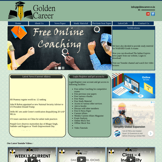 A complete backup of goldencareer.co.in