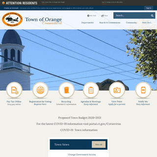 Orange, CT - Official Website