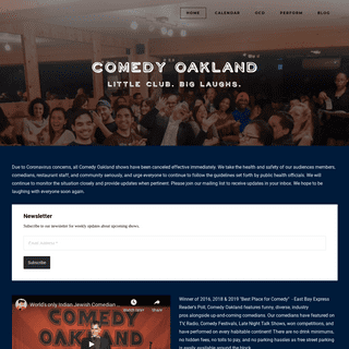 A complete backup of comedyoakland.com