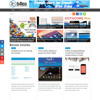 Technology News & Blog - B4tea.com