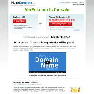 HugeDomains.com - VerFer.com is for sale (Ver Fer)