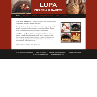 A complete backup of www.lupapizzeria.com