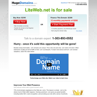 HugeDomains.com - LiteWeb.net is for sale (Lite Web)