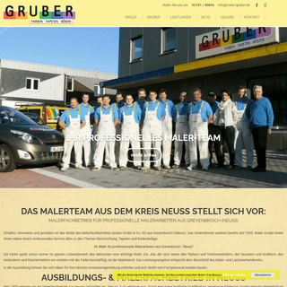 A complete backup of maler-gruber.de