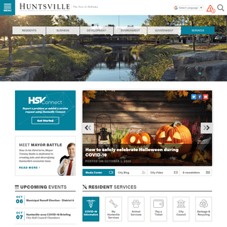 City of Huntsville - Official website of the City of Huntsville, Alabama
