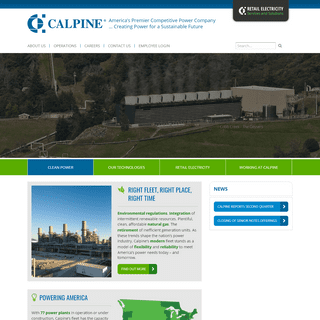 A complete backup of calpine.com