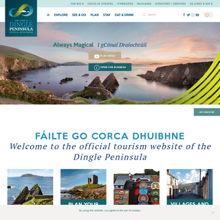 The Dingle Peninsula ~ Corca Dhuibhne Official Tourism website by DPTA