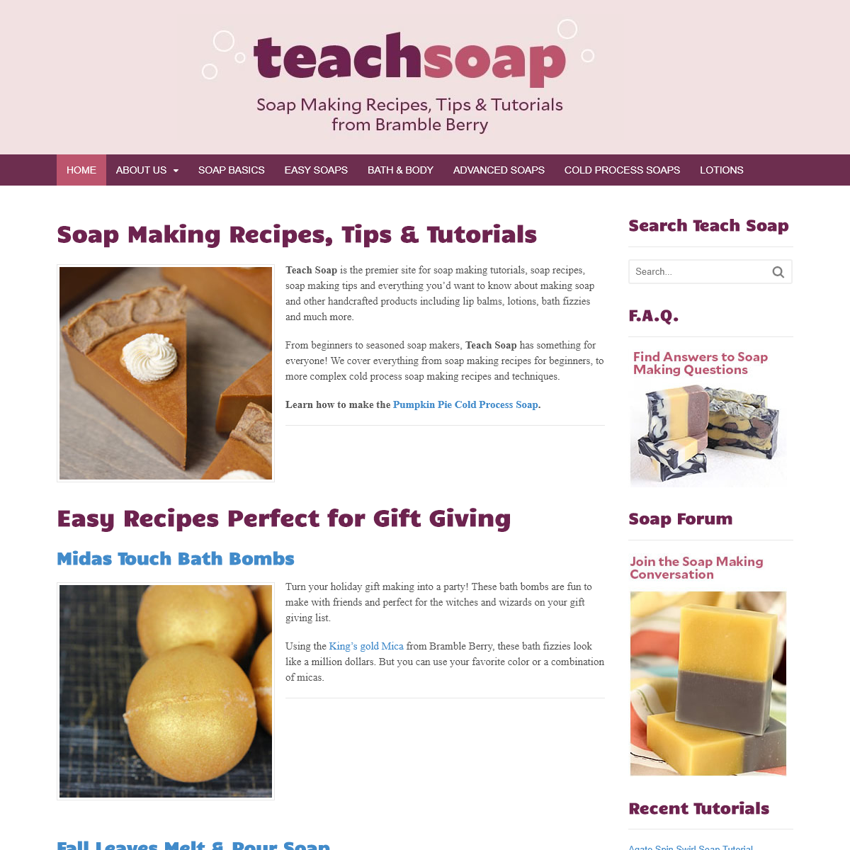 Soap Making Recipes, Tips & Tutorials - Teach Soap