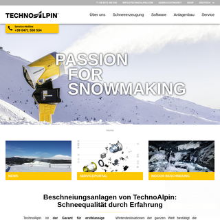 TechnoAlpin- Beschneiungsanlagen & Schneekanonen