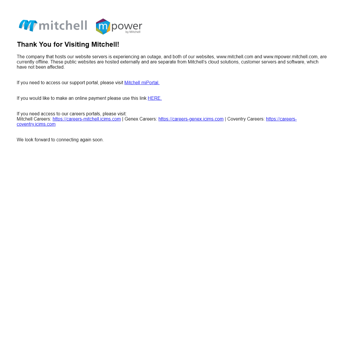 A complete backup of mitchell.com