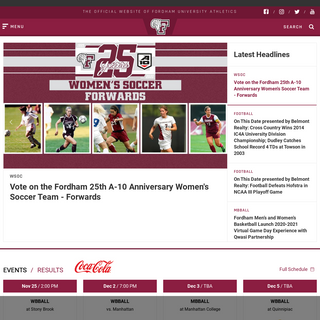 A complete backup of fordhamsports.com