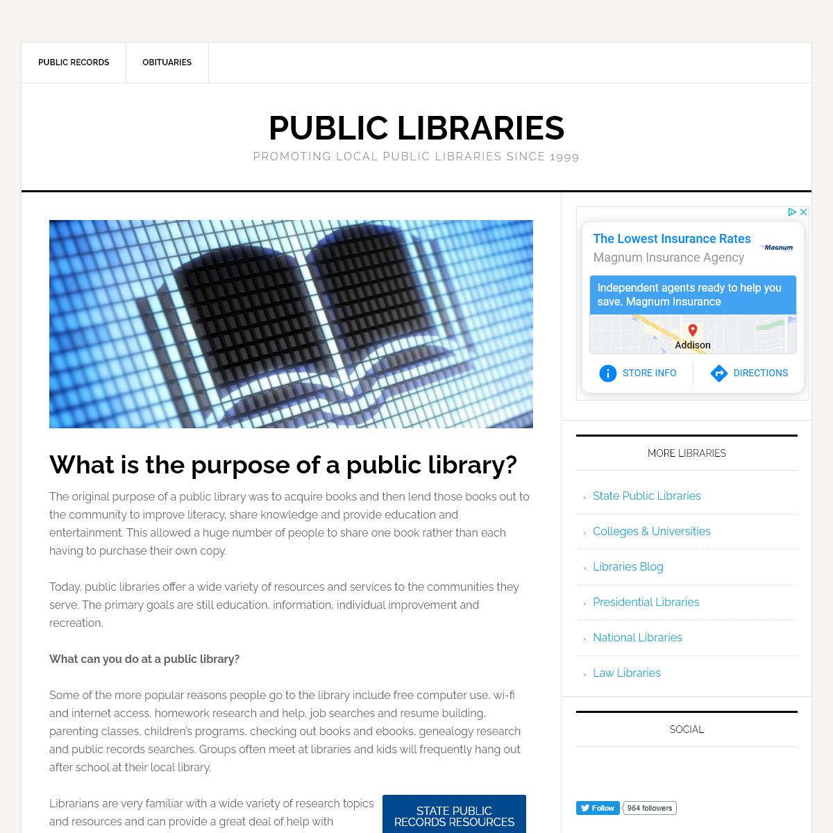 A complete backup of publiclibraries.com