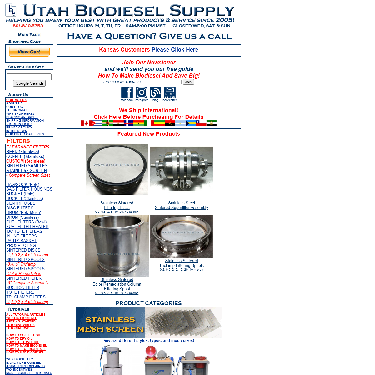 A complete backup of utahbiodieselsupply.com