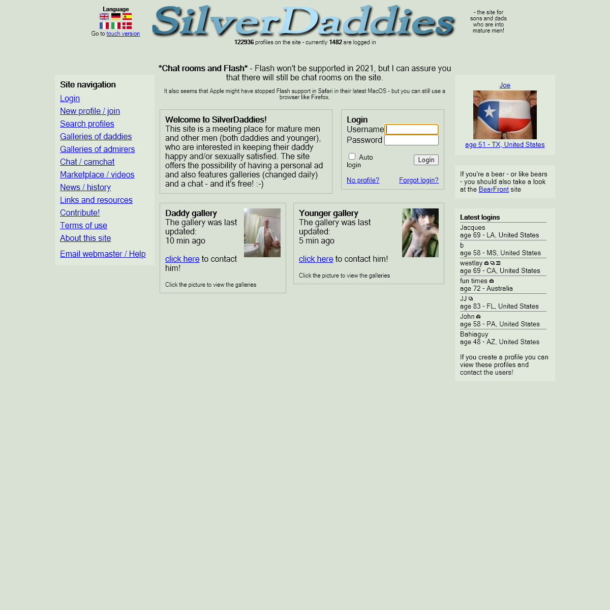 A complete backup of silverdaddies.com