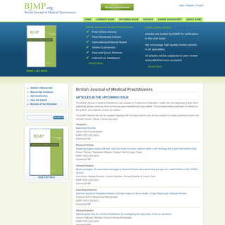 BJMP.org - British Journal of Medical Practitioners