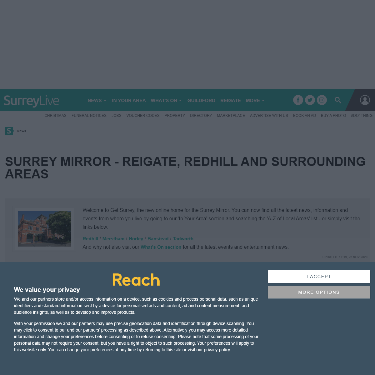 A complete backup of surreymirror.co.uk