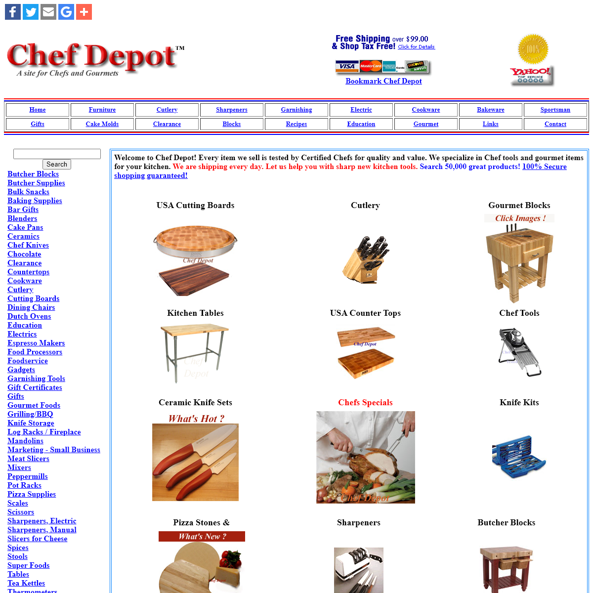 A complete backup of chefdepot.net