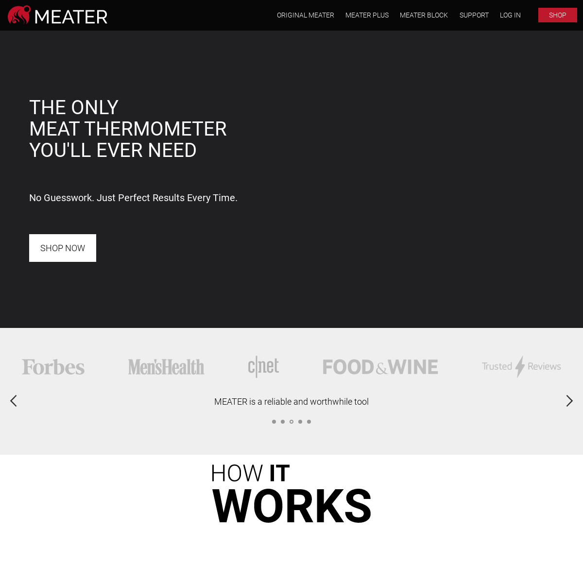 A complete backup of meater.com