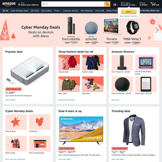 Amazon.com- Online Shopping for Electronics, Apparel, Computers, Books, DVDs & more