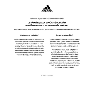 A complete backup of adidas.cz