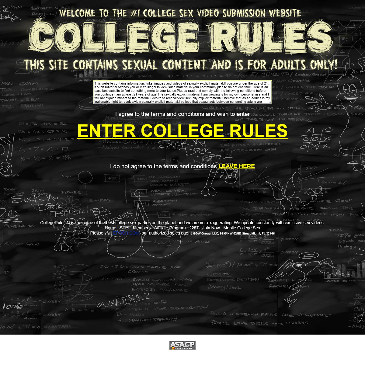 A complete backup of www.collegerules.com