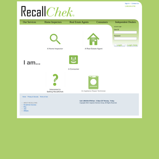A complete backup of recallchek.com