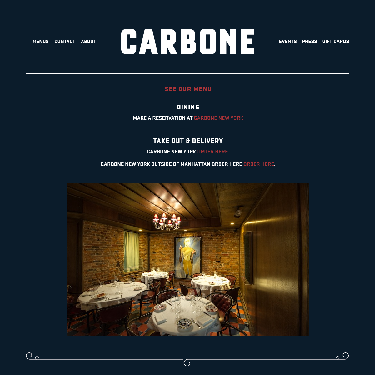 CARBONE - Major Food Group - New York Restaurant