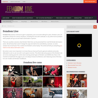 A complete backup of femdomlive.com