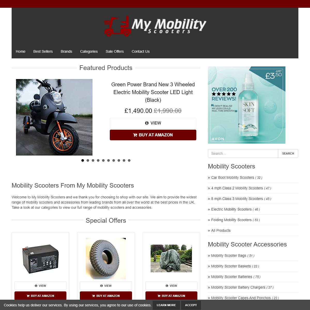 A complete backup of mymobilityscooters.co.uk